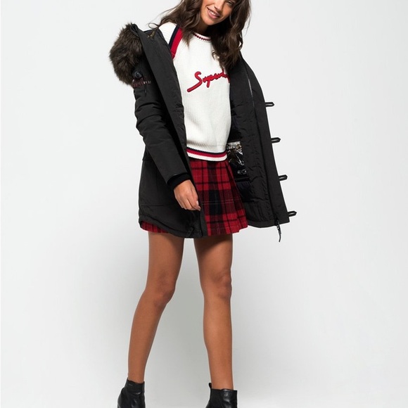 Superdry Premium Down Mothership Parka Jacket - Picture 2 of 12